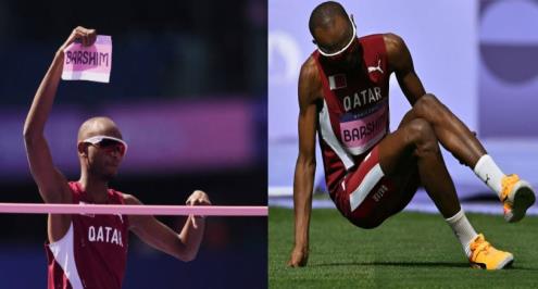 "بطل يا معتز".. برشم يتجاوز إصابته ويتأهل لنهائي الوثب الطويل في باريس 2024 (فيديو)